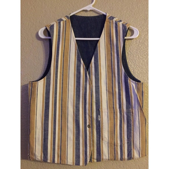 Authentic Vintage “Big E” Reversible Levi Vest - Picture 4 of 7
